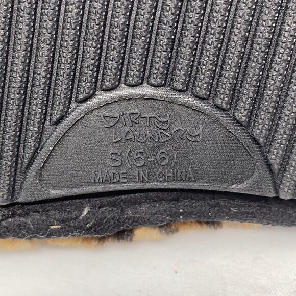 DIRTY Laundry Cozy Faux Fur Leopard Kitty Cat Backless Slipper Slide Mule Scuff - Picture 7 of 8